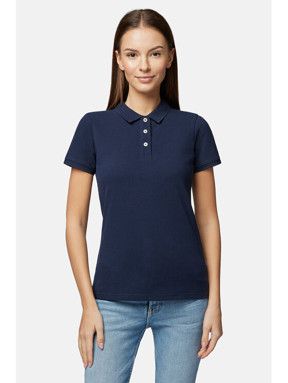Lancerto Lancerto Polo Paris PO073123000026 Granatowy Regular Fit