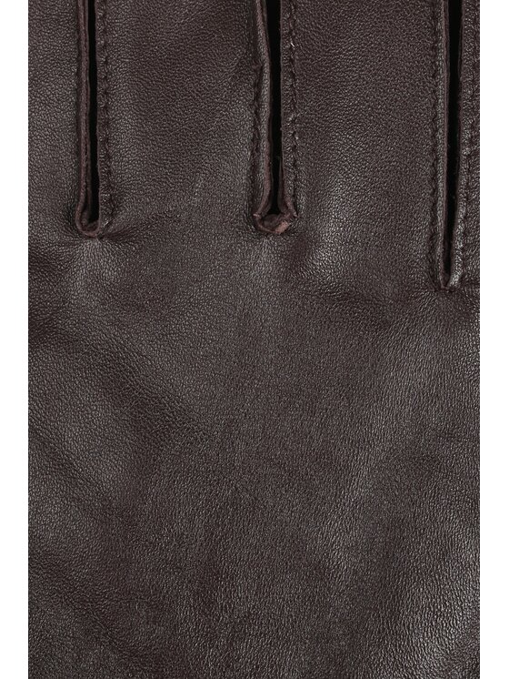 Lancerto Lancerto Rękawiczki Męskie Skórzane Brązowy