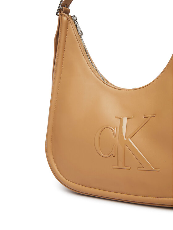 Calvin Klein Calvin Klein Torbica Bold Ck Crescent LV04F3427G Bež
