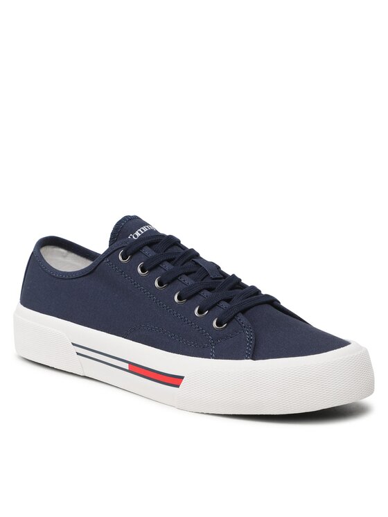 Tommy Jeans Tommy Jeans Tenis superge Canvas Sneaker EM0EM01299 Mornarsko modra