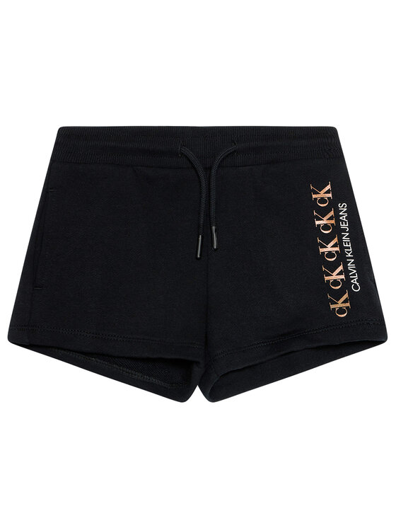 Calvin Klein Jeans Calvin Klein Jeans Szorty sportowe Repeat Foil IG0IG00870 Czarny Regular Fit