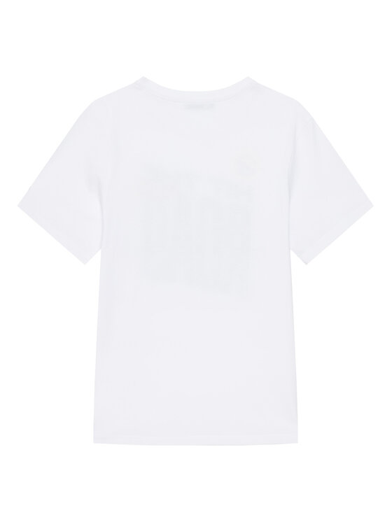 Original Marines Original Marines Komplet t-shirt i spodenki DFP4218YM Biały Regular Fit
