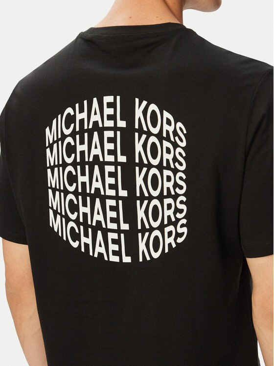 MICHAEL Michael Kors MICHAEL Michael Kors Póló CF6535WFV4 Fekete Regular Fit