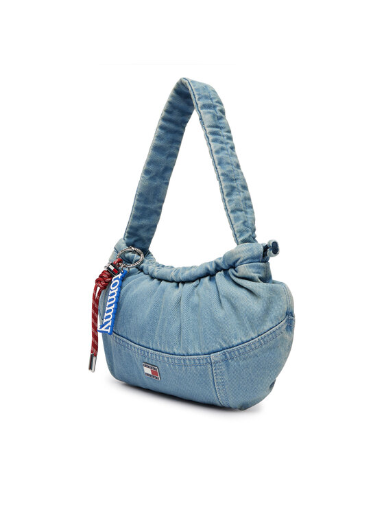 Tommy Jeans Tommy Jeans Torebka Tjw Icon Charms Denim Shlder Bag AW0AW18883 Niebieski
