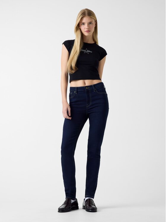 Guess Jeans Guess Jeans T-Shirt 180636 Černá Classic Fit