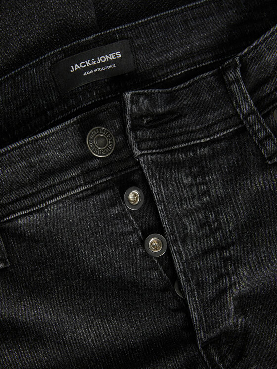 Jack & Jones Jack & Jones Jeansy Glenn 12237350 Černá Slim Fit