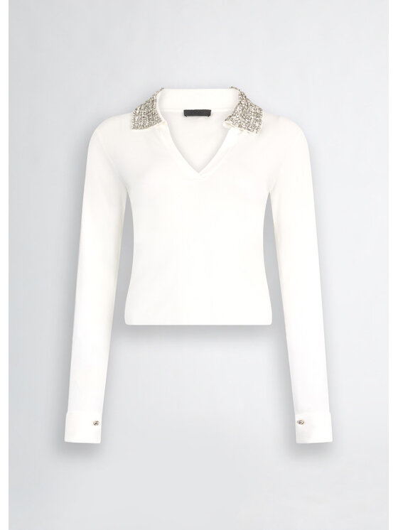 Liu Jo Liu Jo Blusa CA5109MS99EM9087 Bianco Regular Fit