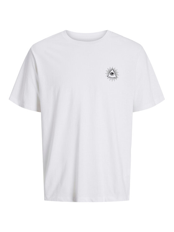 Jack&Jones Jack&Jones Marškinėliai Jackie 12271366 Balta Relaxed Fit