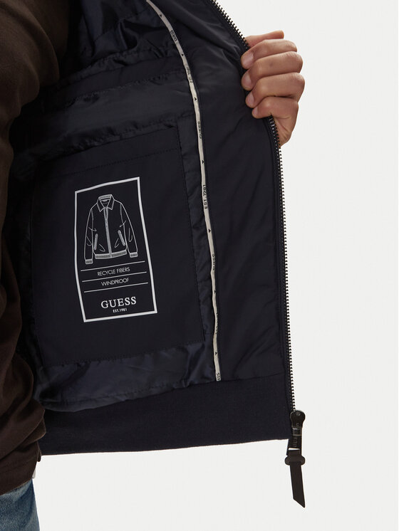 Guess Guess Pārejas jaka M6RL0W WL952 Tumši zils Regular Fit