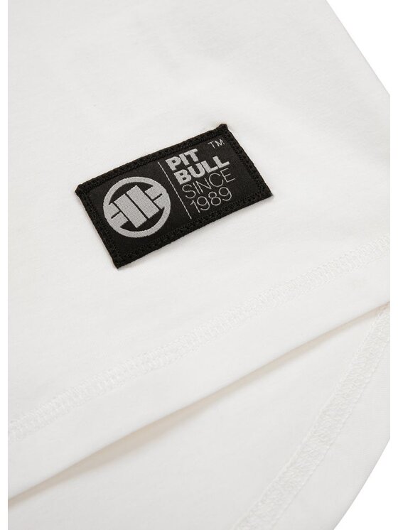 PITBULL PITBULL Longsleeve Longsleeve Biały Regular Fit