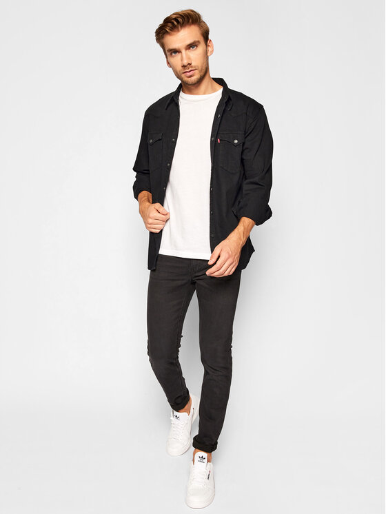 Levi's® Levi's® Ing Barstow Western Standard 85744-0002 Fekete Standard Fit