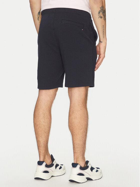 Tommy Hilfiger Tommy Hilfiger Sportske kratke hlače Small Logo MW0MW38698 Tamnoplava Regular Fit