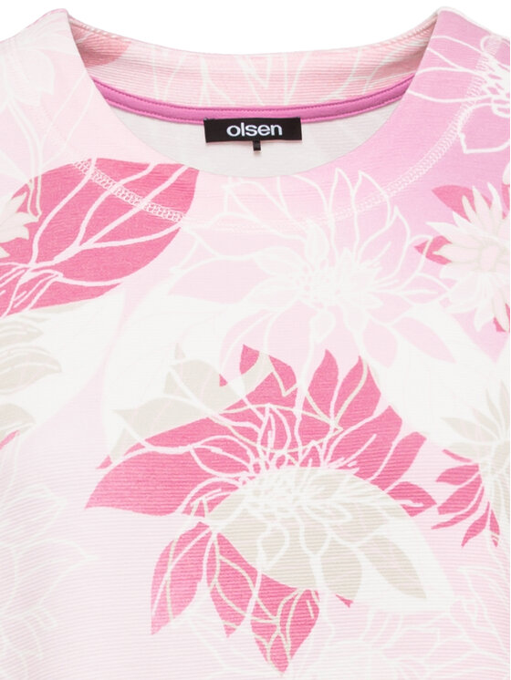 Olsen Olsen Μπλουζάκι Henny 11201479 Ροζ Regular Fit