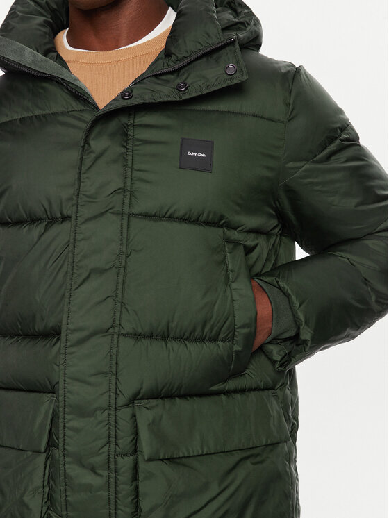 Calvin Klein Calvin Klein Зимно яке K10K113465 Зелен Regular Fit