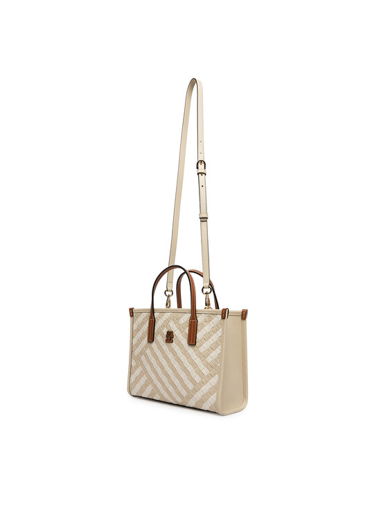 Tommy Hilfiger Tommy Hilfiger Дамска чанта Th City Mini Tote AW0AW18393 Бежов