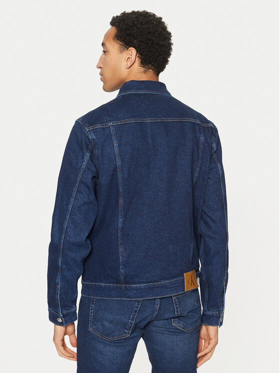 Calvin Klein Jeans Calvin Klein Jeans Džínsová bunda J30J326553 Tmavomodrá Straight Fit