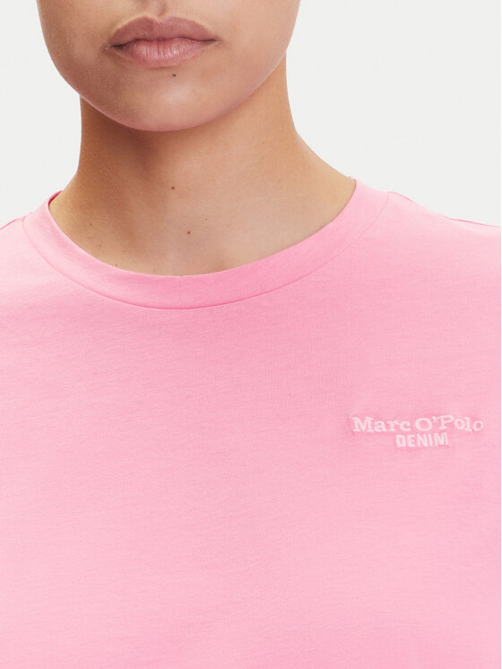 Marc O'Polo Denim Marc O'Polo Denim T-Shirt 500 0006 825 Różowy Relaxed Fit