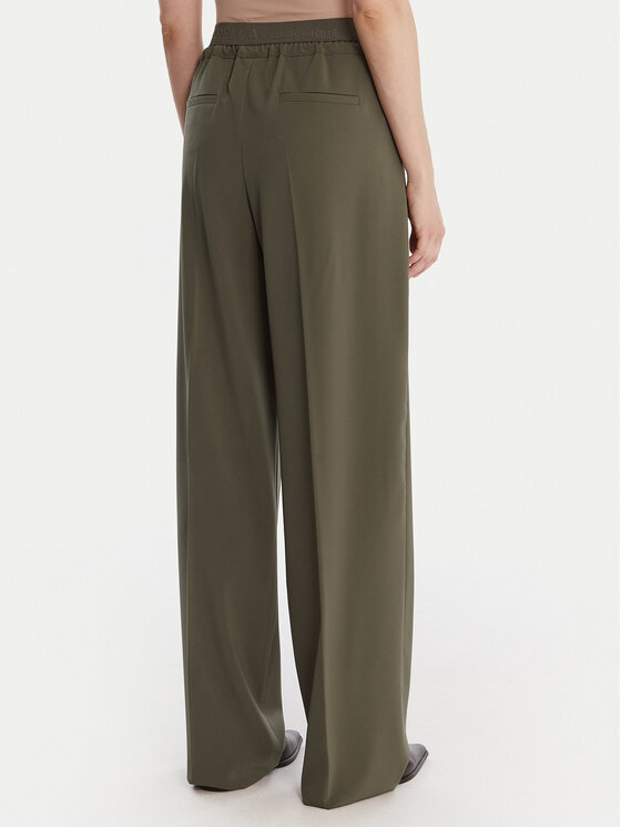 Marella Marella Pantaloni din material Vanto 2523136065 Verde Regular Fit