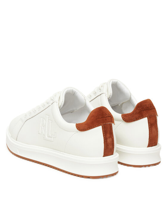 LAUREN RALPH LAUREN LAUREN RALPH LAUREN Sneakersy Ainsley Sk Ltl 802979188001 Bílá