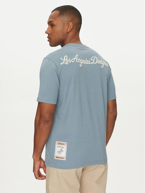 Champion Champion T-krekls 221037 Zils Standard Fit