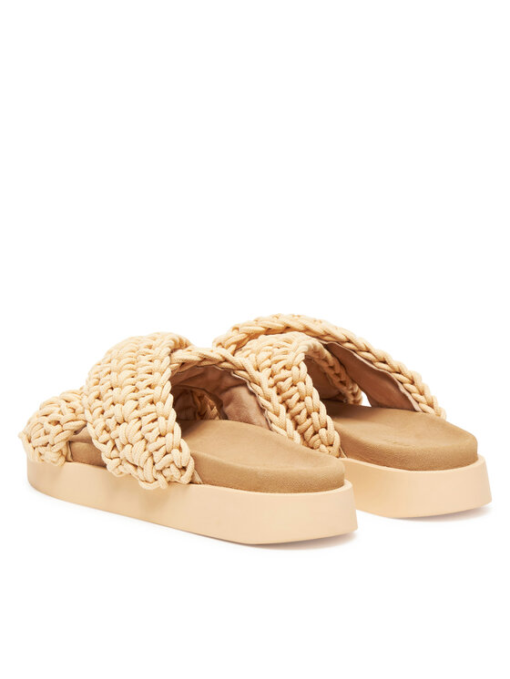 Inuikii Inuikii Plätud Woven Strap Stones 70104-367 705 Beež