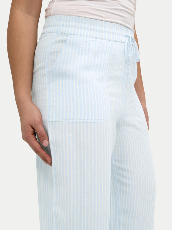 Kaffe Kaffe Pantaloni din material Milia 10508314 Albastru celest Loose Fit