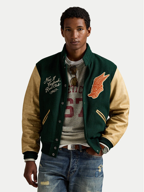 Polo Ralph Lauren Polo Ralph Lauren Bunda bomber 710977858001 Zelená Regular Fit