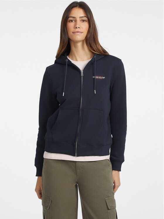 Guess Guess Bluza 172111 Niebieski Classic Fit