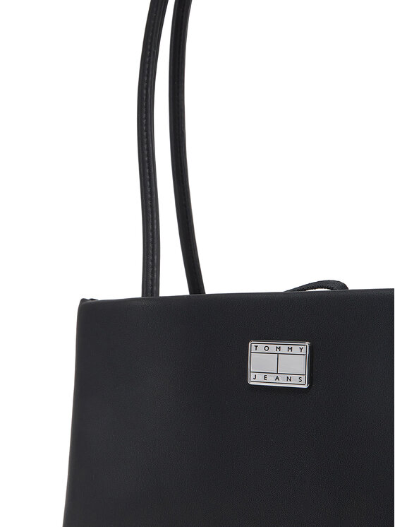 Tommy Jeans Tommy Jeans Τσάντα Tjw American Cool Med Tote AW0AW17297 Μαύρο