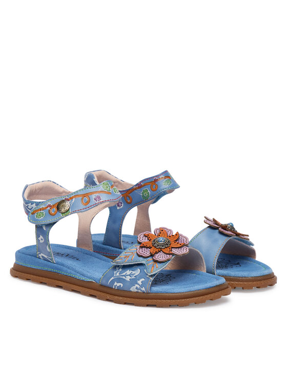 Laura Vita Laura Vita Босоніжки Brownieo 02 Голубий