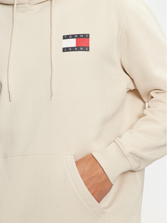 Tommy Jeans Tommy Jeans Bluza Essential DM0DM20738 Beżowy Regular Fit