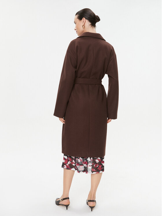 Vila Vila Cappotto di transizione 14084347 Marrone Regular Fit