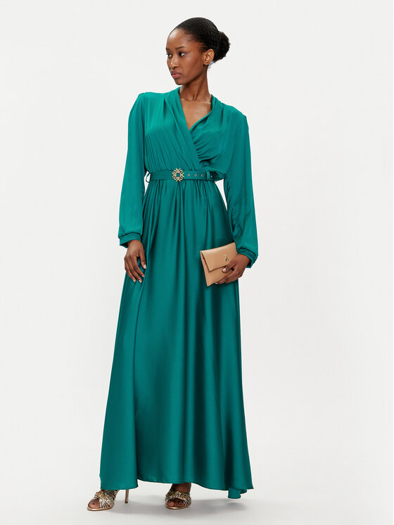Rinascimento Robe de soiree CFC0117875003 Vert Regular Fit Modivo
