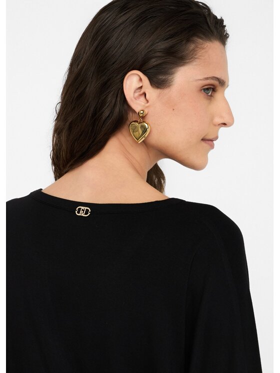 Liu Jo Liu Jo T-shirt TF5185JS36022222 Nero Regular Fit