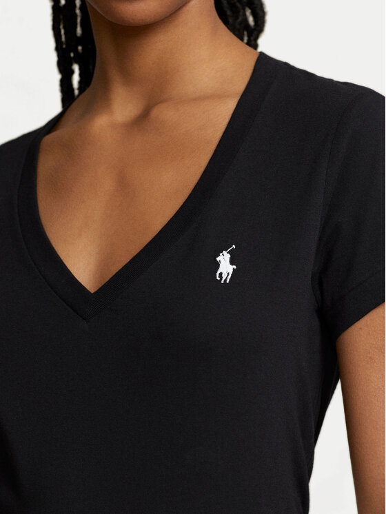 Polo Ralph Lauren Polo Ralph Lauren T-Shirt 211902403003 Μαύρο Regular Fit