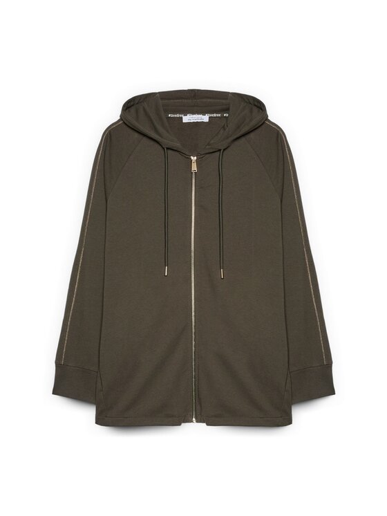 Fiorella Rubino Fiorella Rubino Felpa G904L008441N035 Verde A-Line Fit