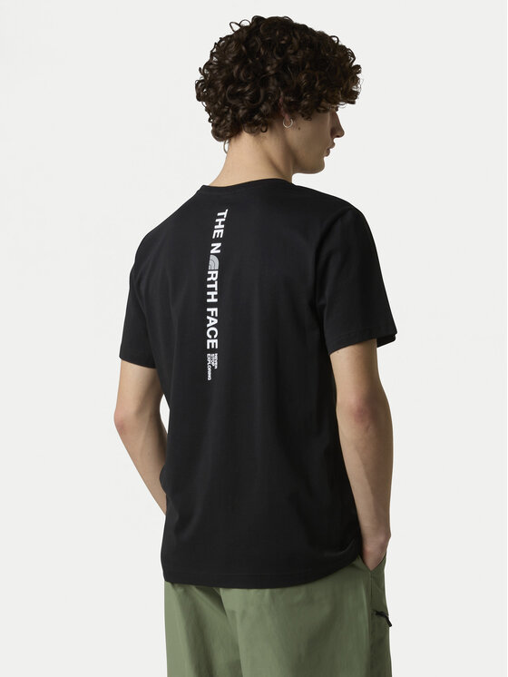 The North Face The North Face Póló Vertical NF0A8EE7 Fekete Regular Fit