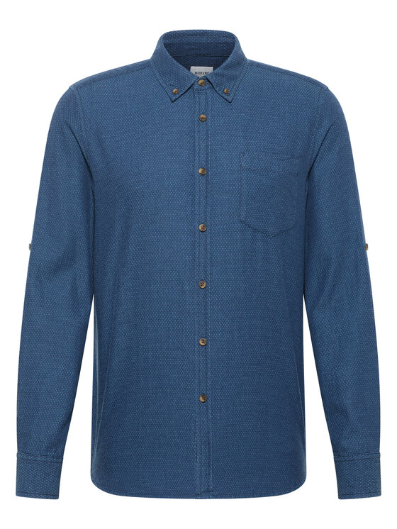 Mustang Mustang Camicia RAWLINS Blu Slim Fit
