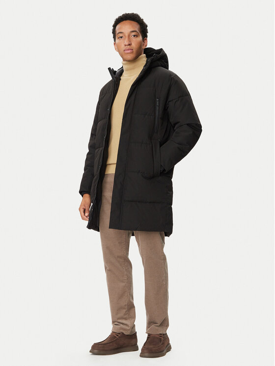 Jack & Jones Jack & Jones Зимно яке Ebecks 12298859 Черен Regular Fit