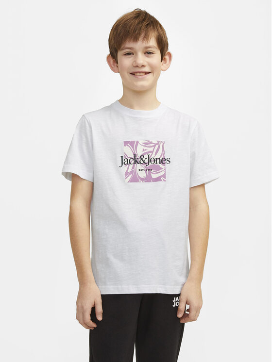 Jack&Jones Junior Jack&Jones Junior T-shirt Lafayette 12253973 Bijela Standard Fit