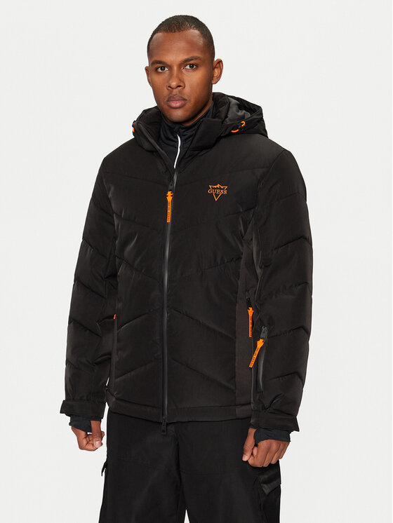 Guess Guess Skijacke M4PL3U WH0K0 Schwarz Regular Fit
