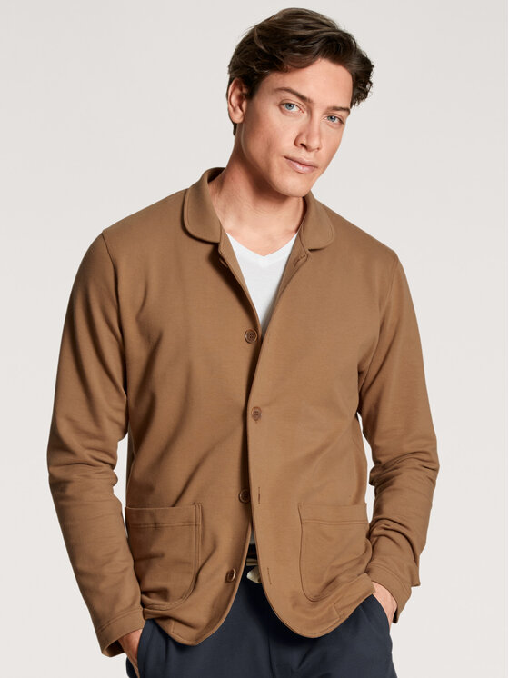Calida Calida Mikina 15862 Hnědá Regular Fit
