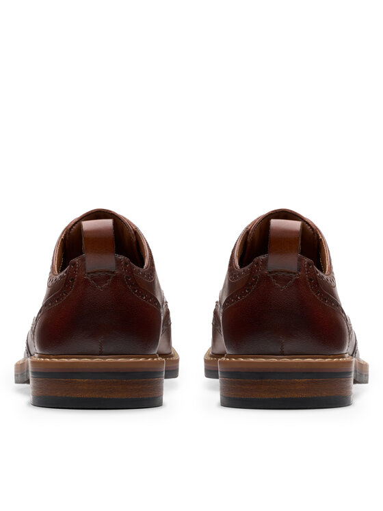 Clarks Clarks Poltopánky Aldwin Limit 26178428 Hnedá