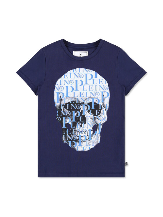 PHILIPP PLEIN PHILIPP PLEIN T-Shirt 7771 Granatowy Regular Fit