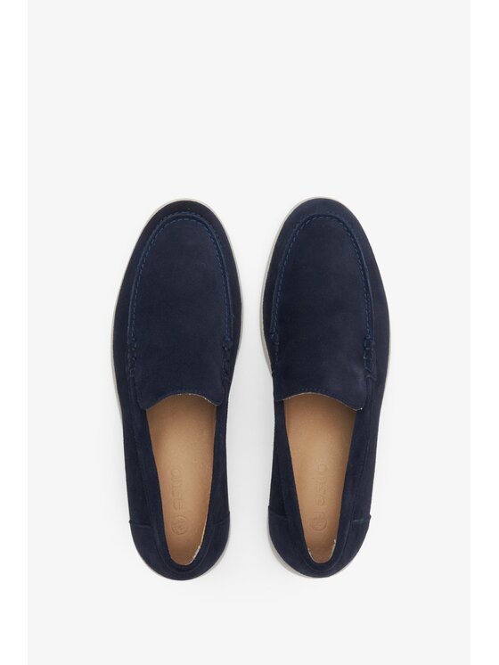 Estro Estro Μοκασίνια ER00113364 Σκούρο μπλε