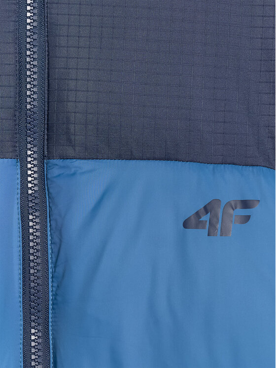 4F 4F Kurtka puchowa APRES SKI Granatowy Regular Fit
