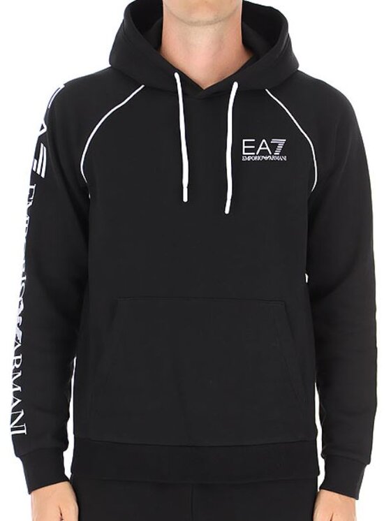 EA7 Emporio Armani EA7 Emporio Armani Mikina 6KPM74 PJ07Z 1200 Čierna Regular Fit