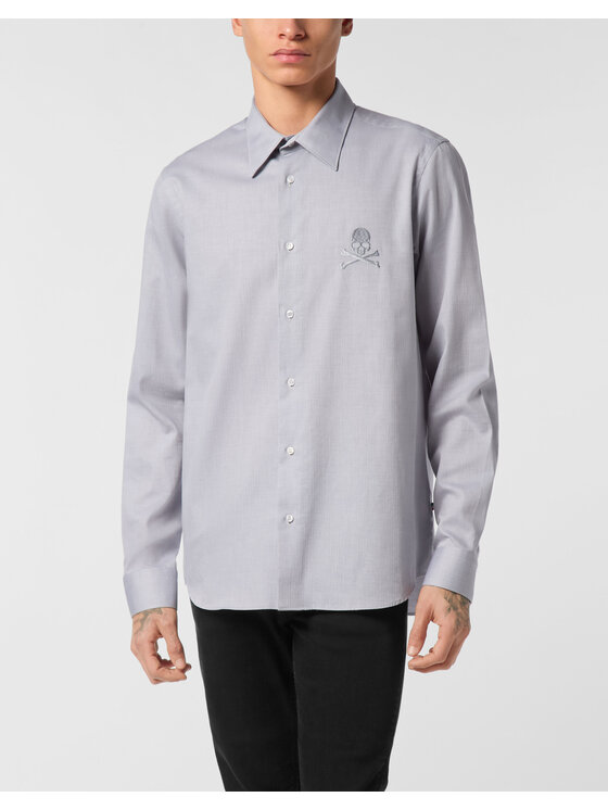 PHILIPP PLEIN PHILIPP PLEIN Koszula 25537 Beżowy Regular Fit