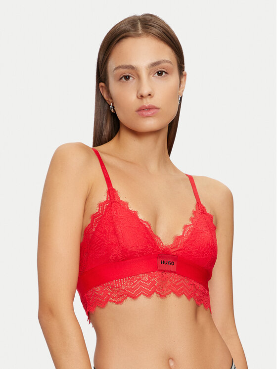 Hugo Podprsenka Bralette 50502786 Červená