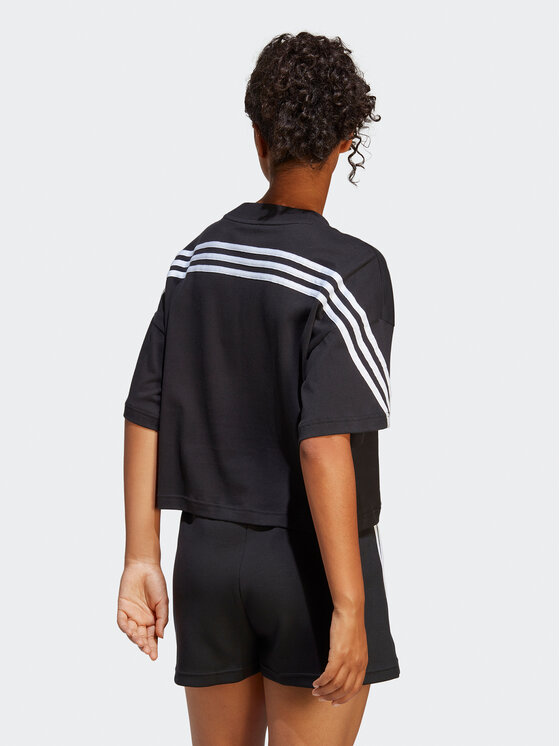 adidas adidas Majica Future Icons 3-Stripes T-Shirt HT4695 Črna Loose Fit